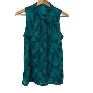 Worthington Sleeveless Blouse with Shades of Blue's Women’s M